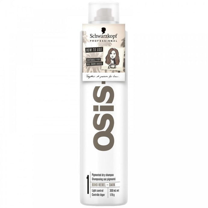 OSiS+ Boho Rebel Dark Pigmented Dry Shampoo 300ml